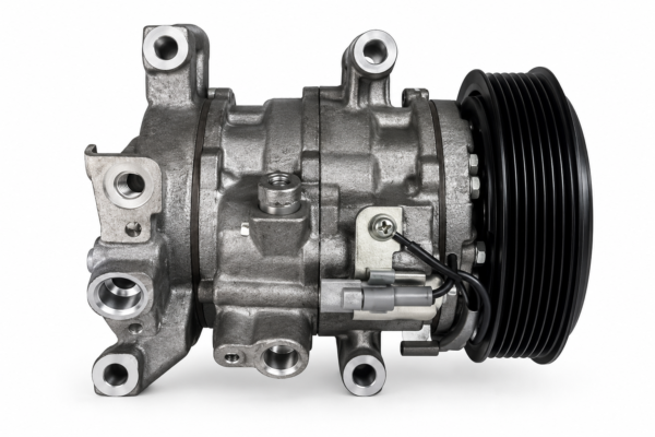 Automotive AC Compressor with Ribbed Pulley Toyota Hilux AC Compressor 88320-0K530 | 1GD-FTV / 2GD-FTV Engine | Genuine OEM Air Conditioning Pump