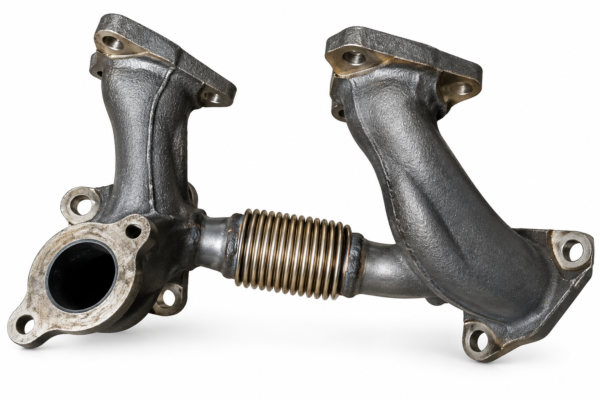 Dual-Branch Exhaust Manifold with Flex Bellows Toyota F33A-FTV Exhaust Crossover Pipe Assembly 17106-52020