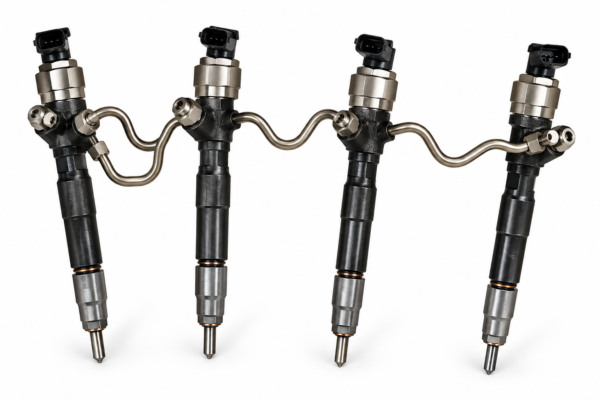 Four Diesel Injectors with Stainless Fuel Lines Mitsubishi L200 4D56 Fuel Injector 1465A041 | 2.5L Diesel | 2007–2022