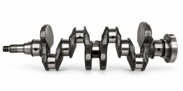 Industrial Crankshaft on White Background ME102601 Mitsubishi 4D56 Crankshaft 2.5 Diesel Engine
