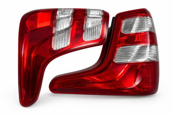 Pair of Glossy Red Tail Lights Tail Light Set Mitsubishi Triton L200 MQ 2015–2018 LH RH OEM 8330A943 8330A944