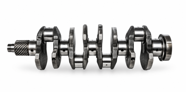 Polished Automotive Crankshaft on White ME203286 Mitsubishi L200 3.2 Crankshaft 4M41 Diesel Engine